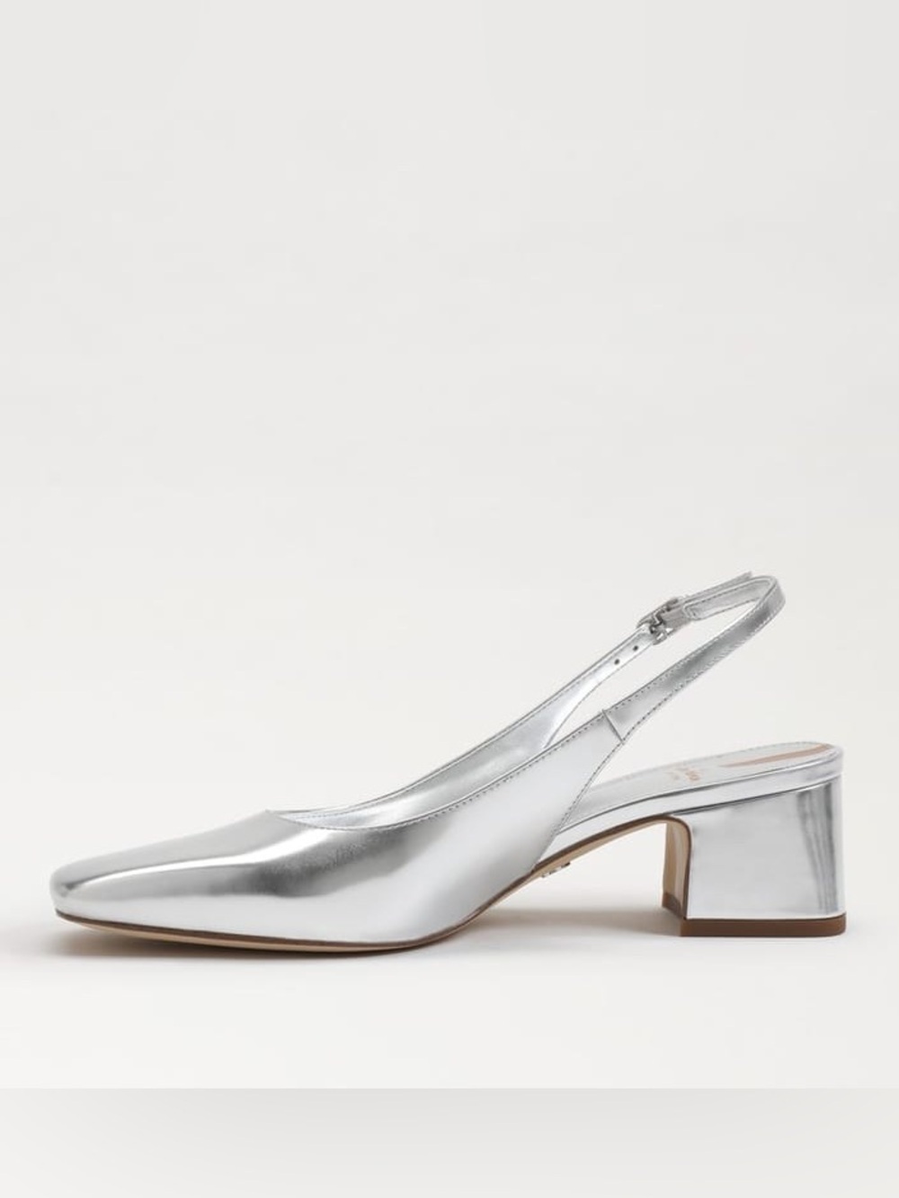 Sam Edelman Silver Terra Dress Heeled Sandals NWT - Picture 4 of 7